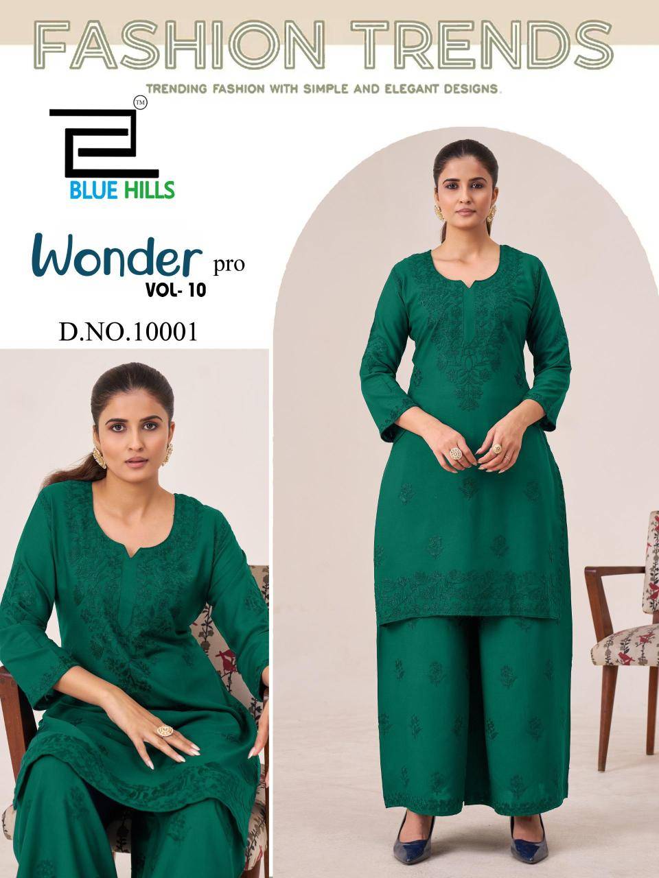 Blue hills wonder pro vol 10 Wholesale Kurti shops in Gujarat